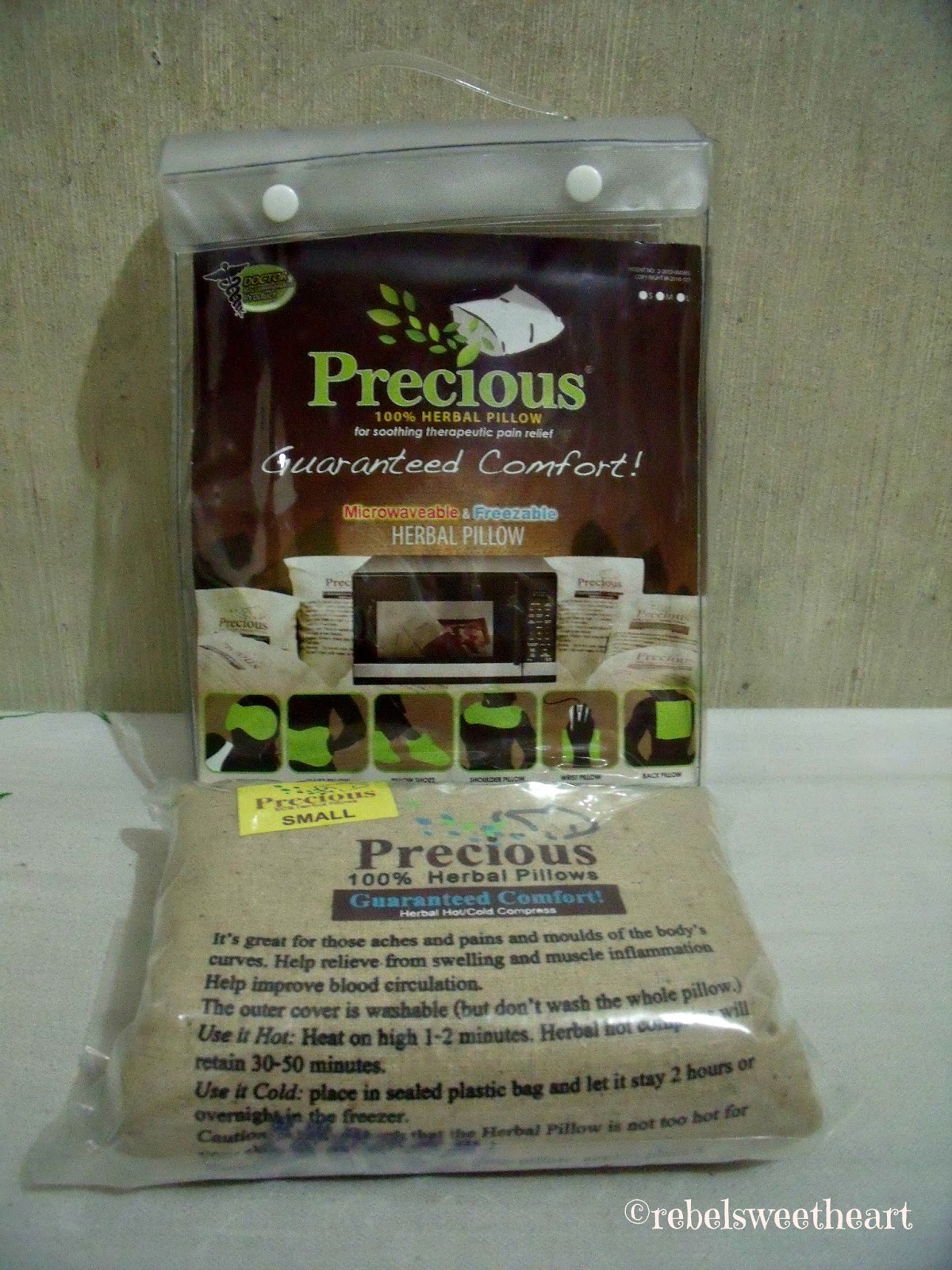 The Rebel Sweetheart. Spotlight Precious Herbal Pillow.