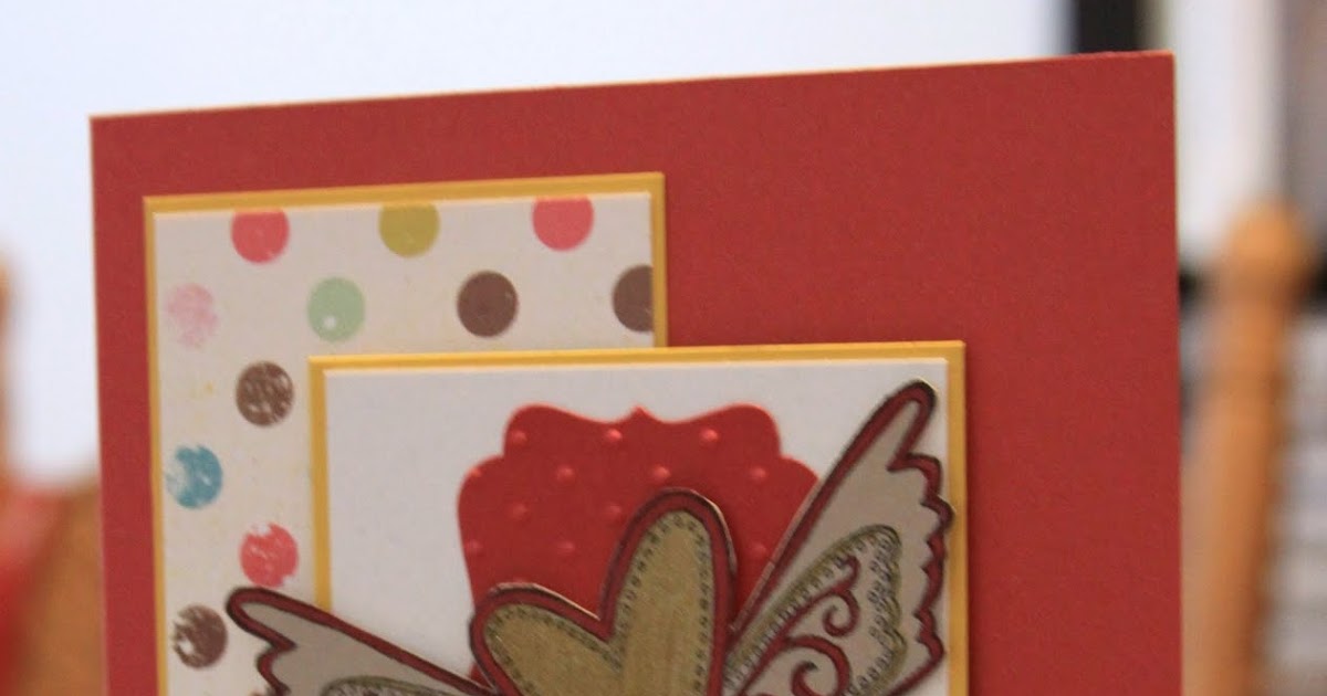 airbornewife's stamping spot: You make my heart flutter... Love card