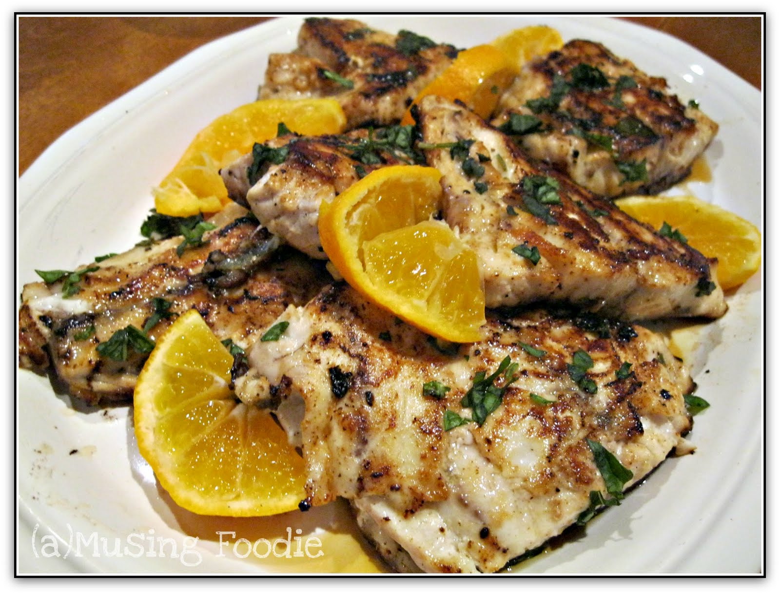 Pan Seared Striped Bass (a)Musing Foodie