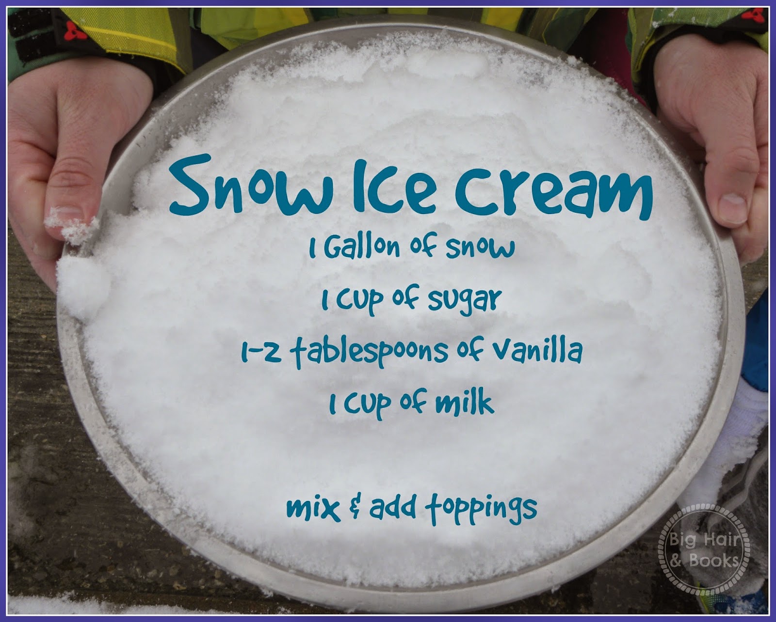 Snow Ice Cream Recipe