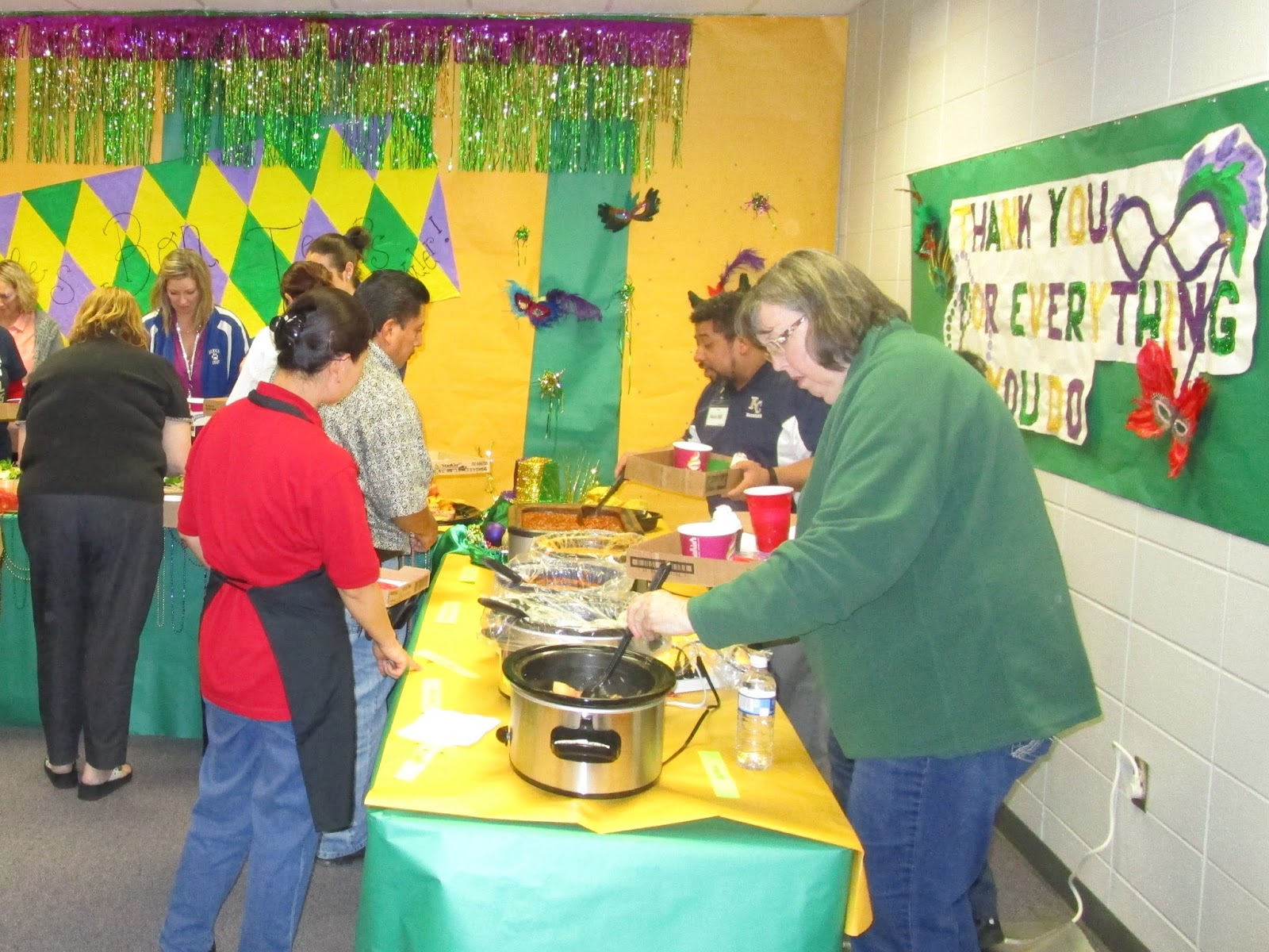 mardi gras green salad