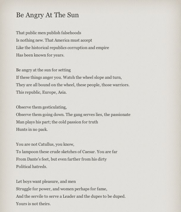 Hunter S Thompson Poetry Live At The Heartbreak Lounge: "Be Angry At The Sun"