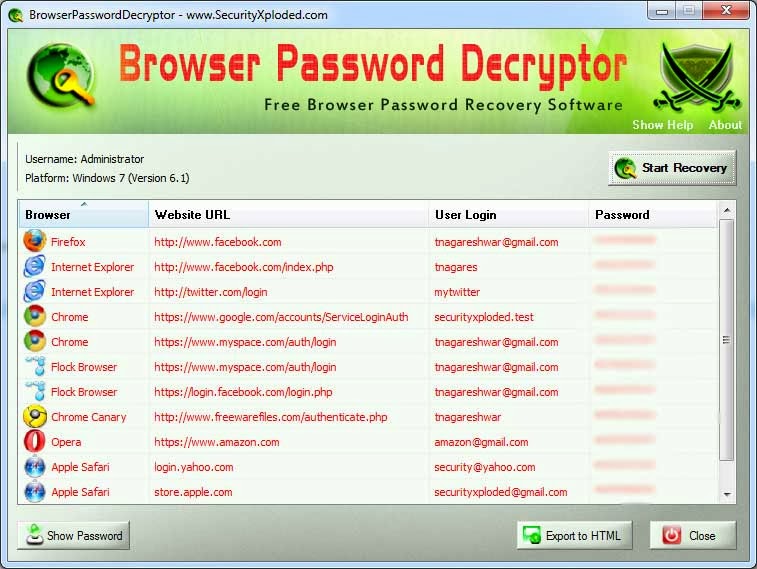 internet explorer password recovery master  crack