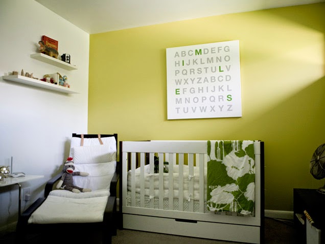 Dormitorios para bebé color verde - Ideas para decorar dormitorios