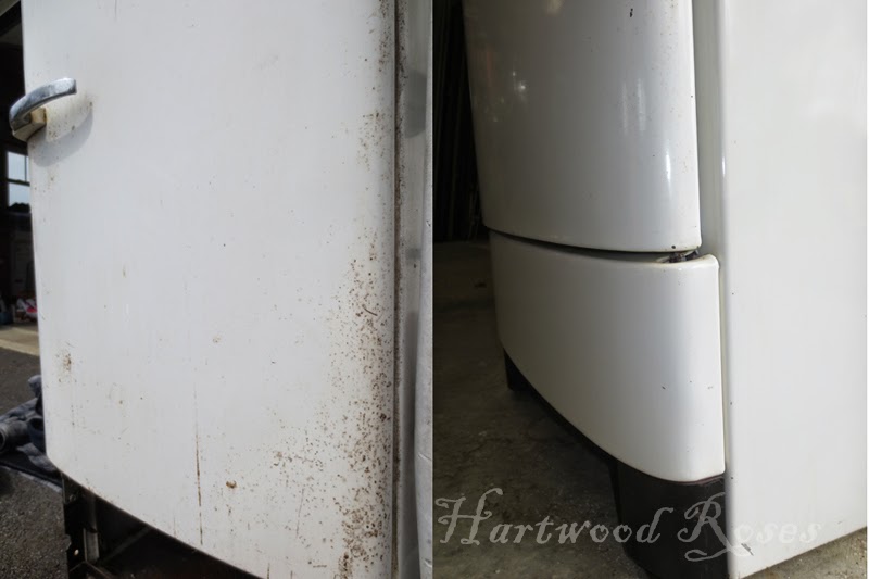 Hartwood Roses Restoring Our Vintage GE Refrigerator