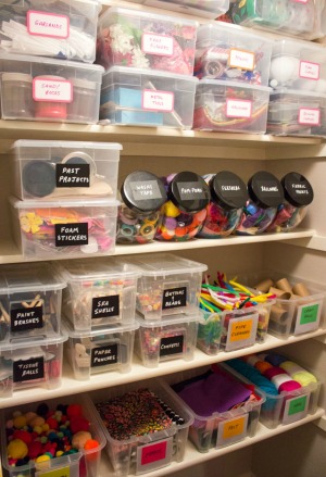Get Organized: Craft Closet!