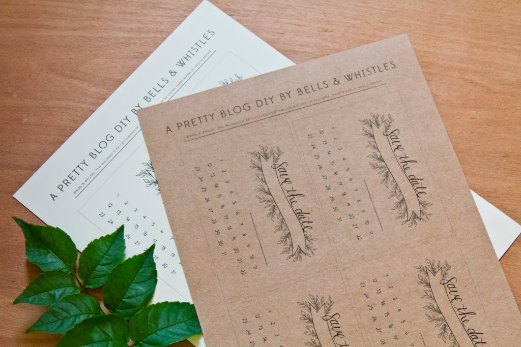 downloadable save the date templates