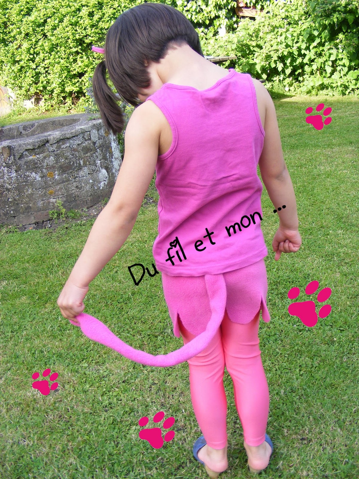 Du fil et mon... Déguisement panthère rose rapide, simple