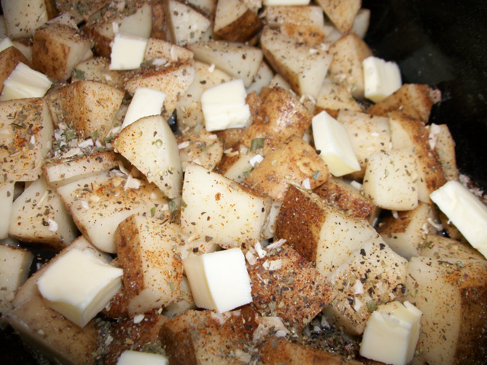 Kaitlin in the Kitchen Crock Pot Herb Roasted Potatoes