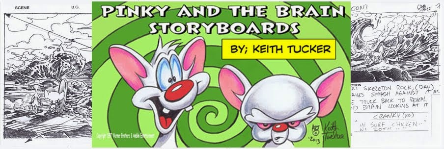 Keith Tucker Pinky and The Brain Storyboards 