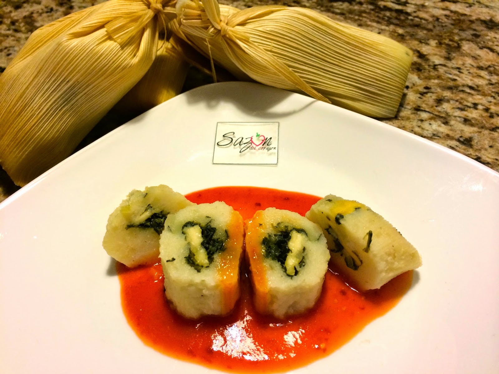 Sazón del corazón Tamales de papa