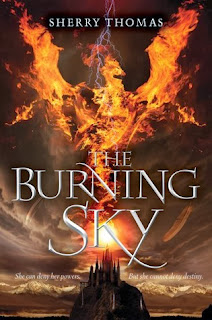 book cover of The Burning Sky by Sherry Thomas