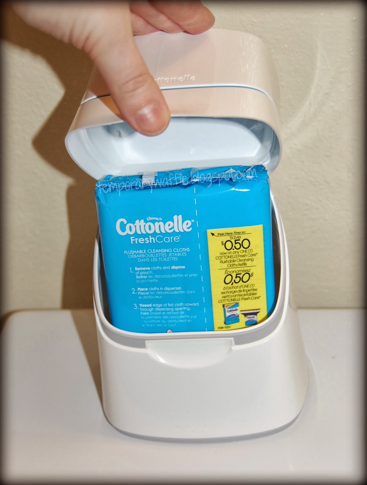 Temporary Waffle Cottonelle Flushable Wipes Review