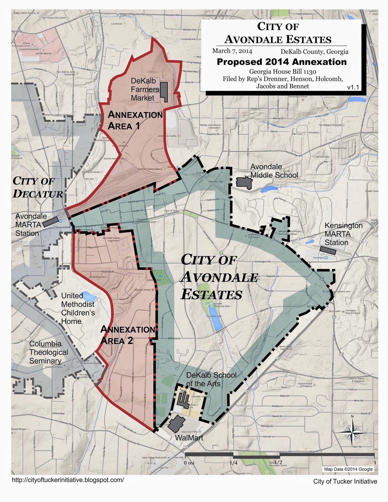 The City of Tucker Initiative Avondale Estates Files a Bill!