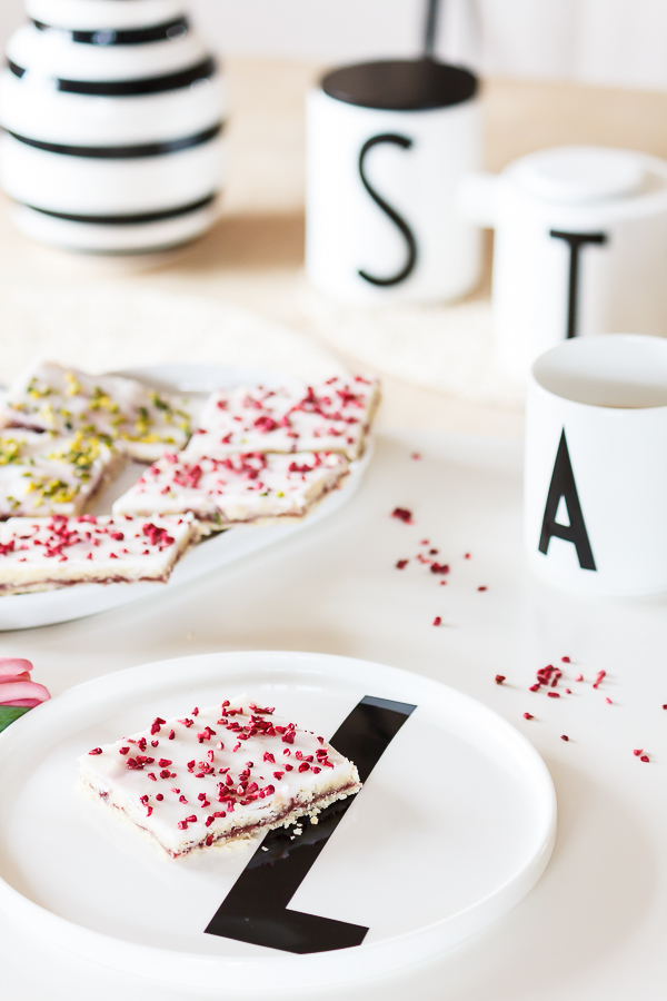 Amalie loves Denmark - Dänische Himbeerschnitten Amalie loves Denmark - Dänische Himbeerschnitten