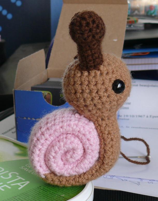 Amigurumi Snail
