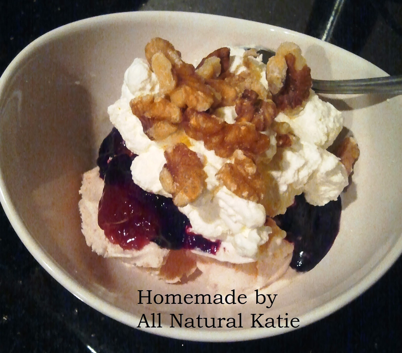 All Natural Katie Homemade Graeter's Peach Berry Sundae