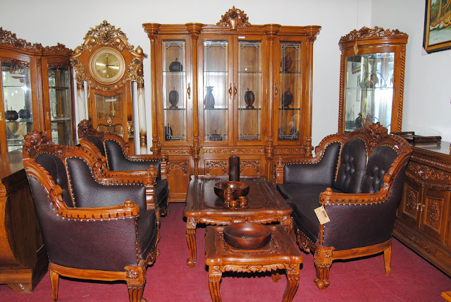 Classic Javanese Style Teak Living room Furniture