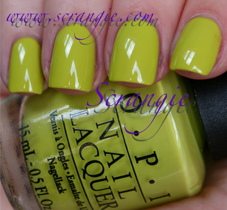 Opi Nail Polish Color Chart 2012