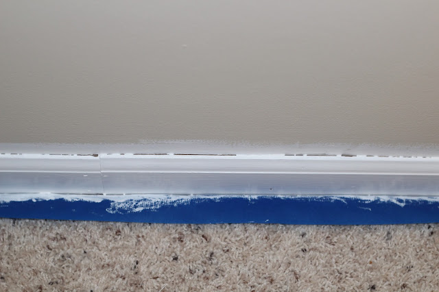 How to paint trim white: Paint your wood baseboards like a pro without sanding with these step-by-step tips, regardless of if you have hardwood, tile, or carpet. These steps can also be used to paint wood window trim. This project may seem daunting, but you won't believe what a difference this will make in your home. Click this post for a full list of steps and materials. 