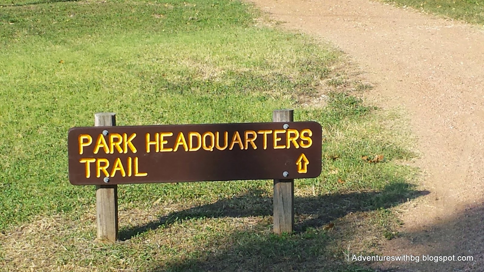 The Park Headquarters Trailhead at Palmetto State Park