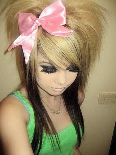 punk hairstyles for women with long hair. punk hairstyles for women