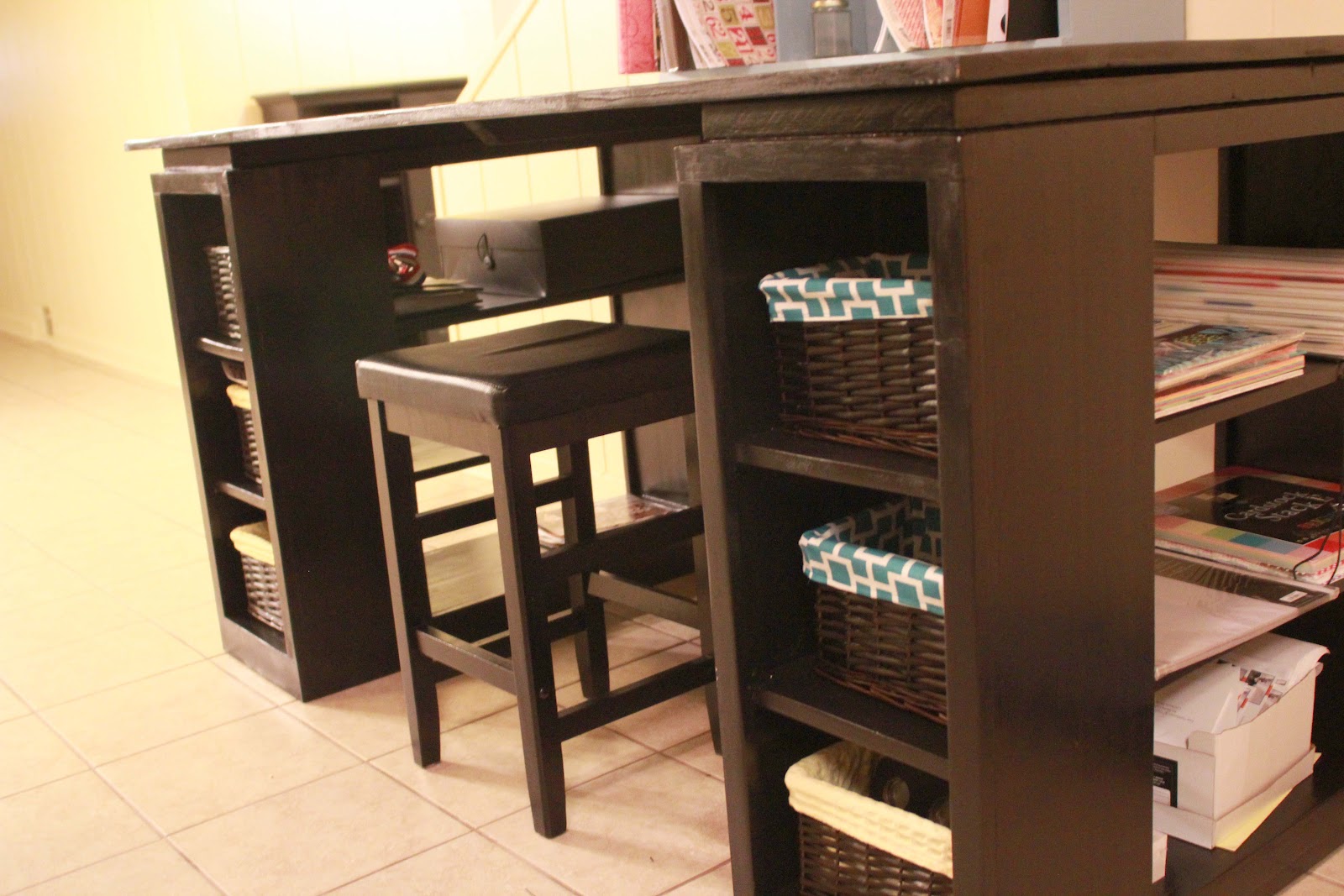 Girls in the Garden Scrapbooking Table