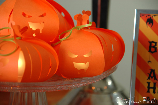 halloween sweet table - boîte citrouille - pumpkin box