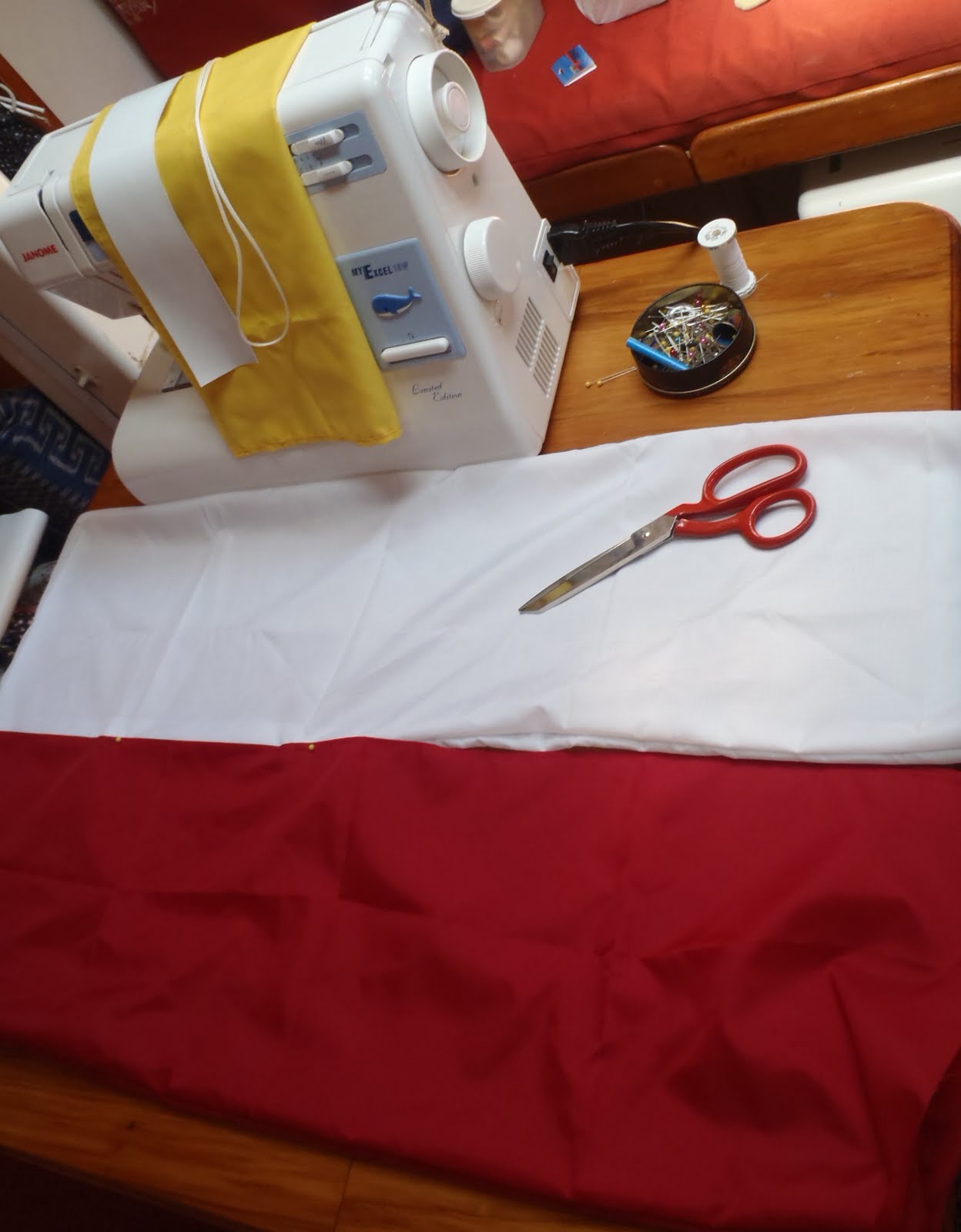 Sewing A Flag