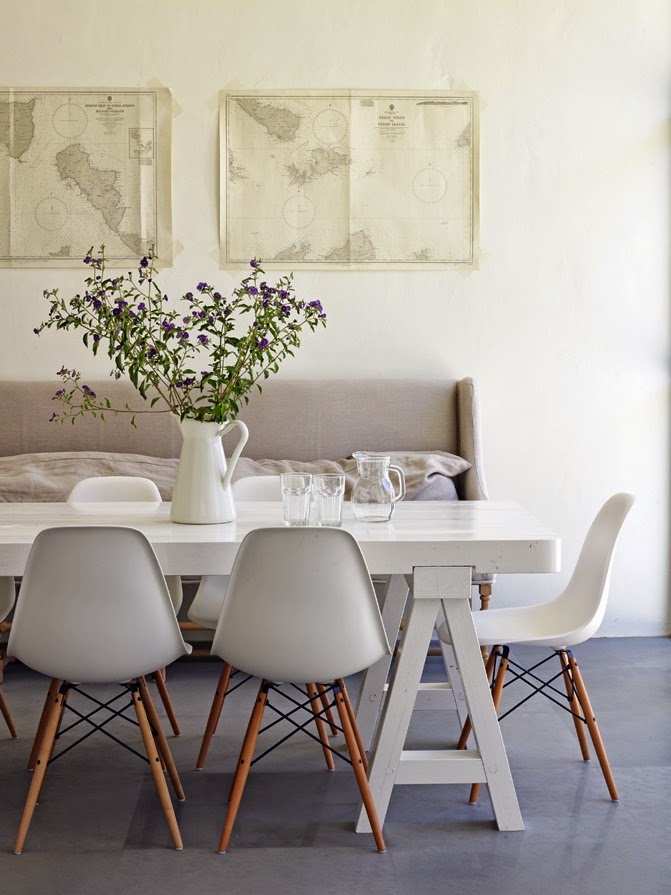 17 ideas bellas para comedores blancos {inspiración en fotos}