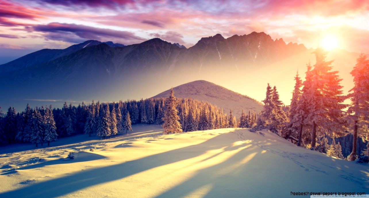Sunset Winter Shadows HD desktop wallpaper High Definition Sunset Winter Shadows HD desktop wallpaper High Definition