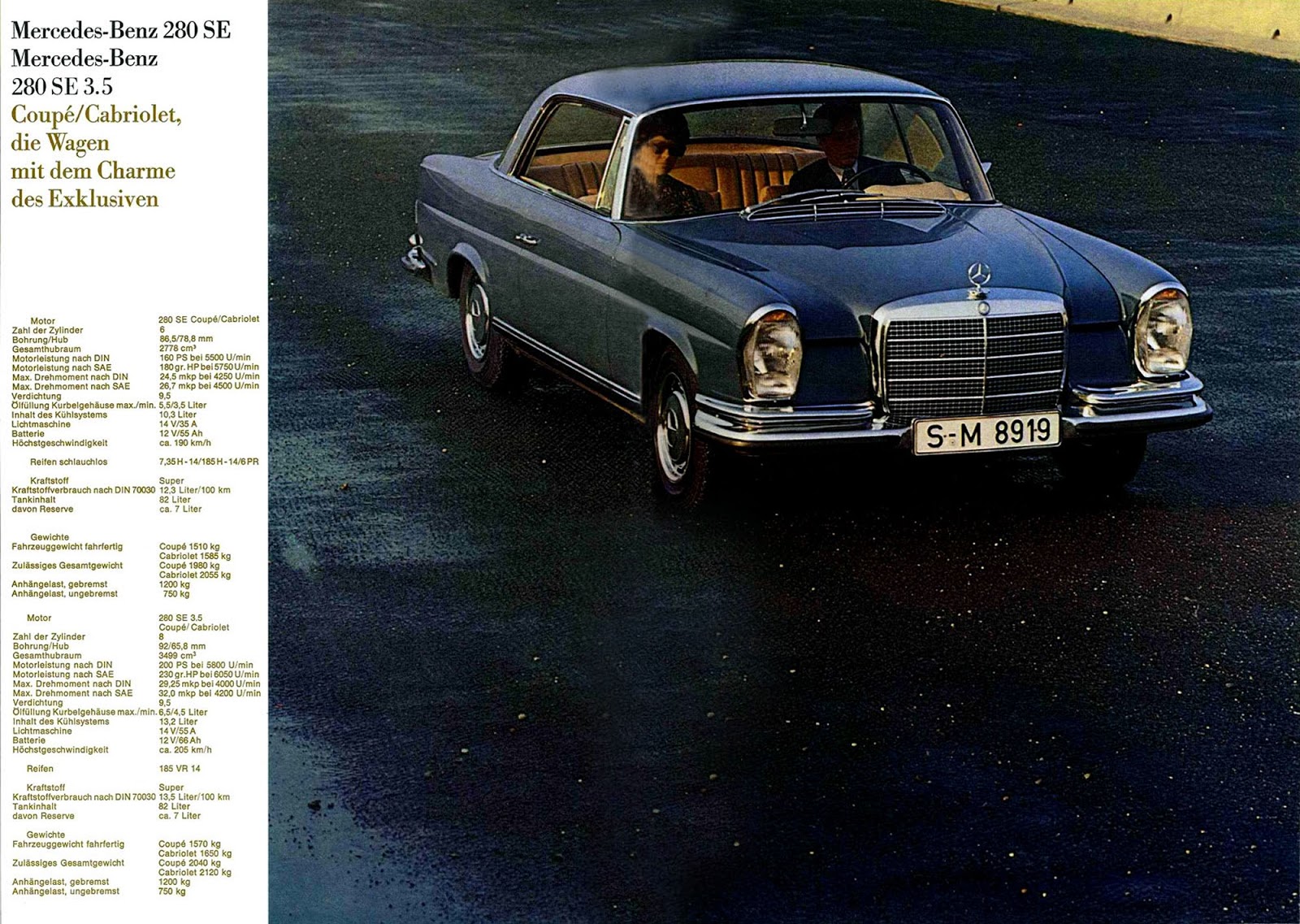 Stuurman Classic And Special Cars Mercedes Benz 300 Sel 109 Limousine 1969