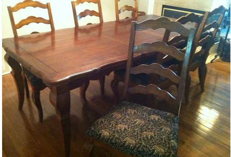 Wooden Kitchen Chairs Painted  : Put Your Chair (Or Chairs) On A Drop Cloth.