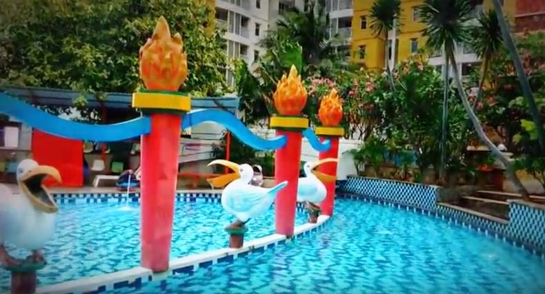 Kolam Renang Marcopolo Serpong Waterpark Yang Berada Di Lantai 5 Ayo Renang