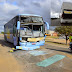 Ônibus colidem em frente ao hospital de Ipirá