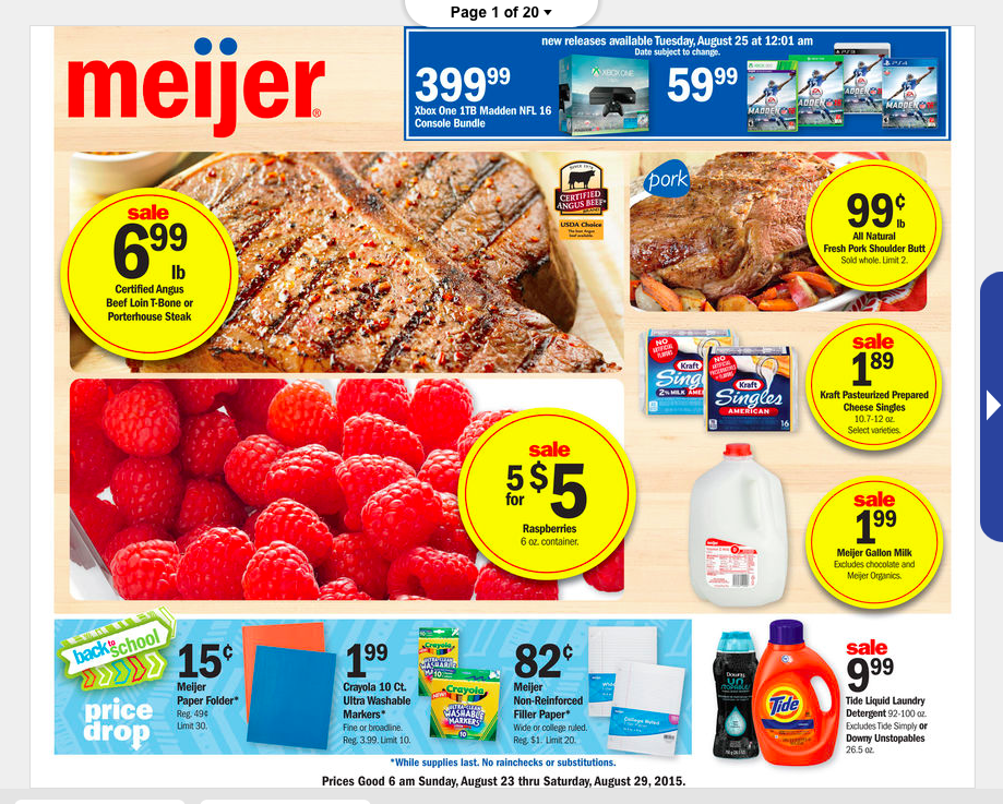 Meijer Ad Preview Starting 8/23! A Single Coupon