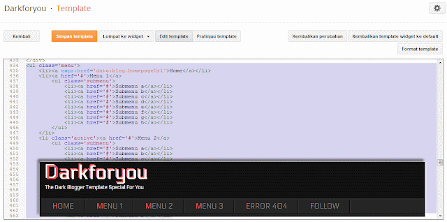 Edit Menu Template Darkforyou Edit Menu Template Darkforyou