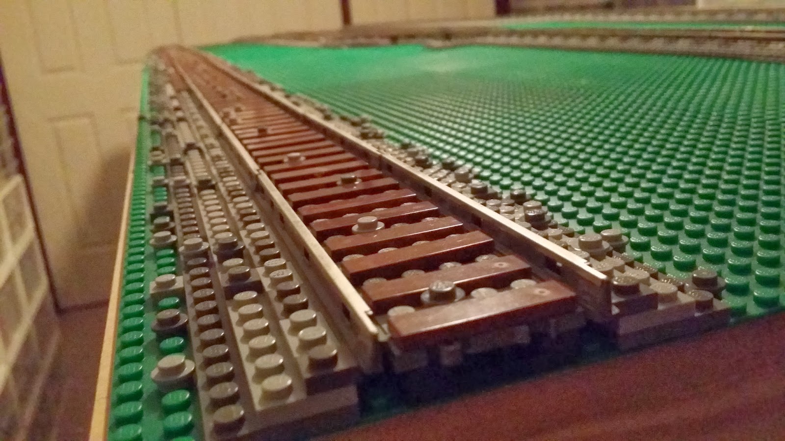 Matt's Lego fun Train track ballasting