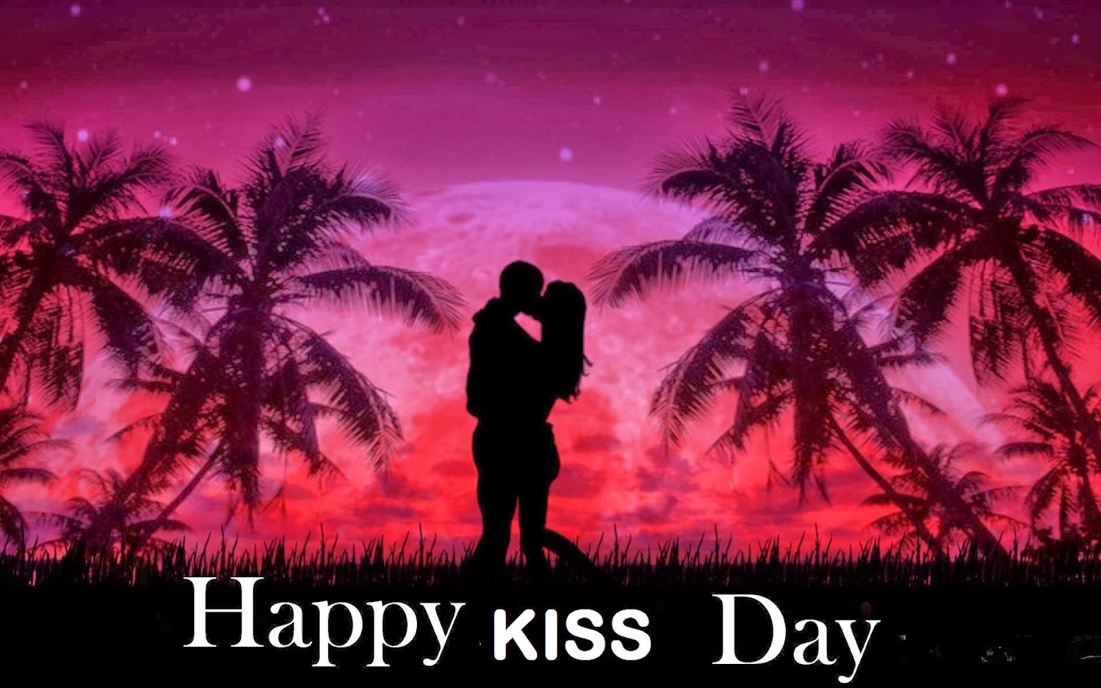 Happy Kiss Day (13th February 2014) Lovely HD Wallpapers and Images