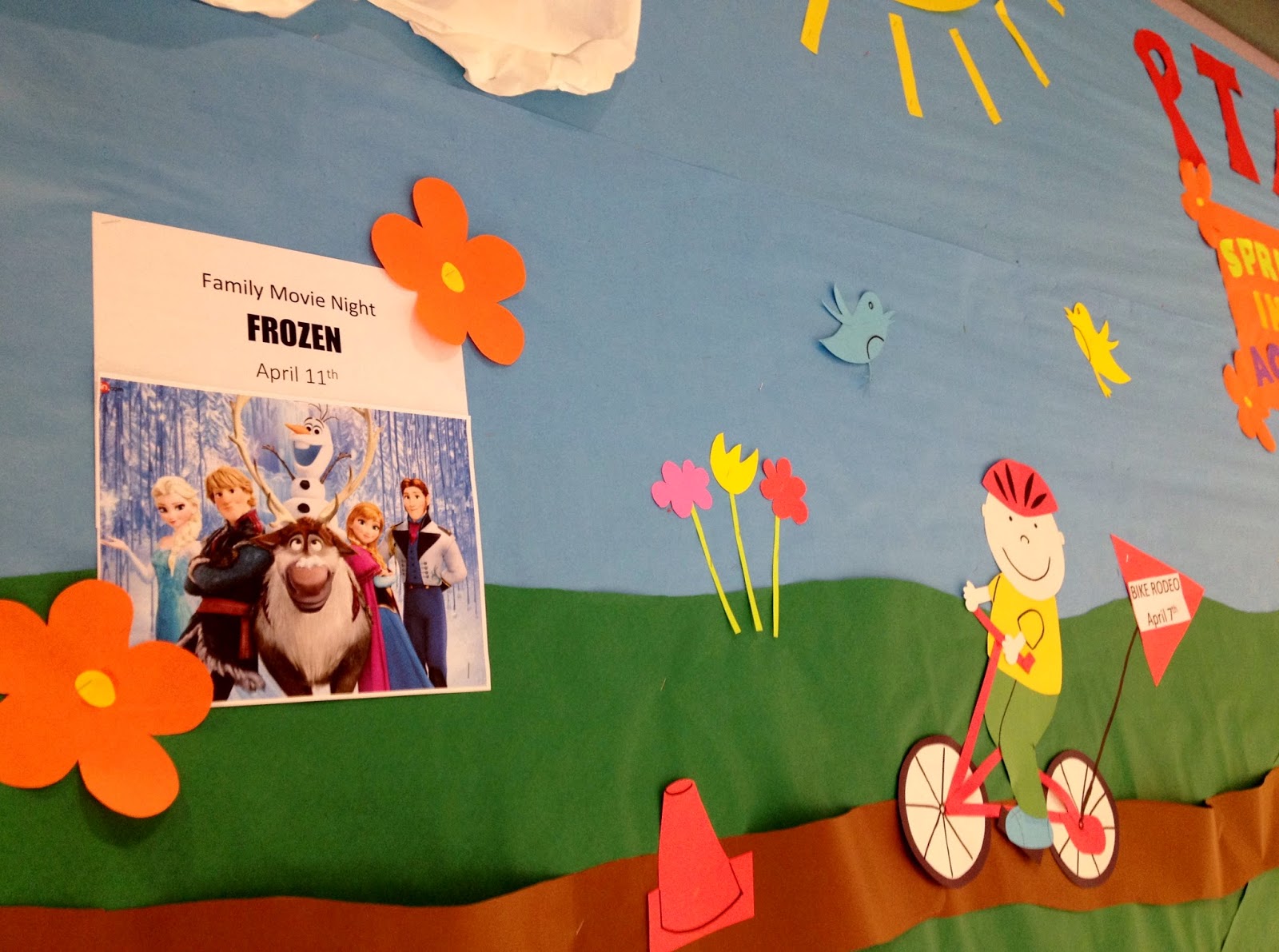 The Decorating Duchess "Spring into Action" Bulletin Board