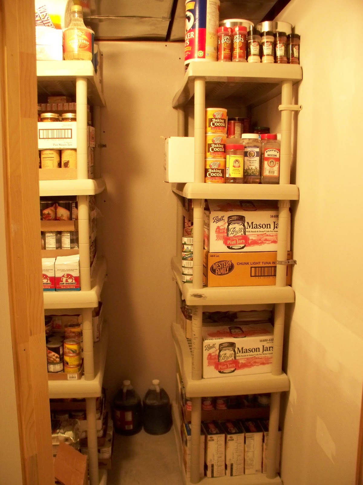 Food Storage Closet Adventures of a DIY Mom