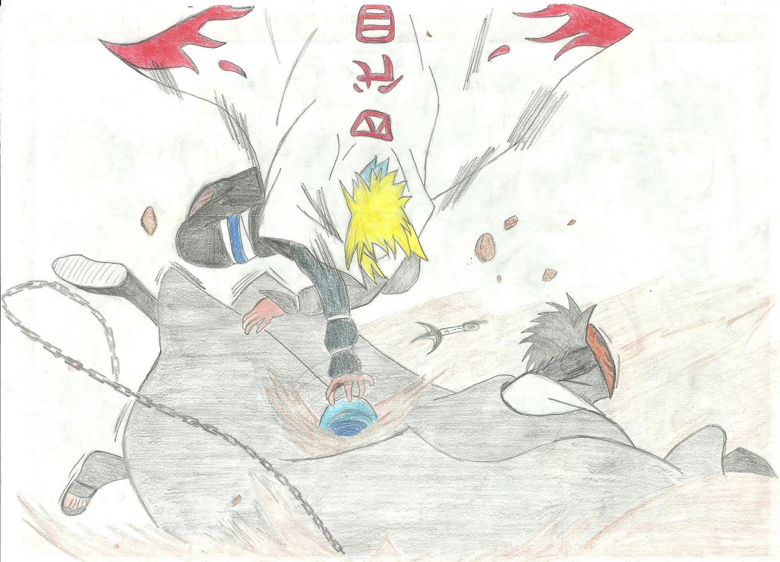 Minato Namikaze, Desenho