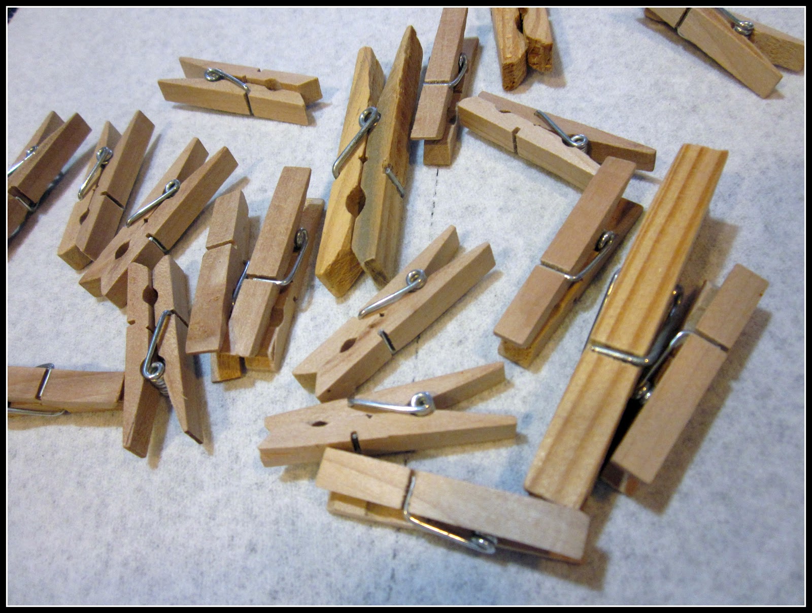 Antiqued Clothespins Homeroad