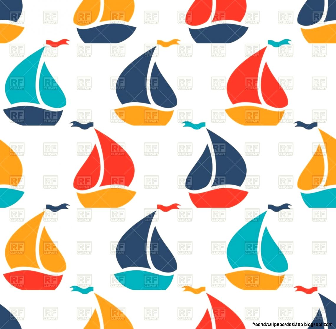 Vintage Cartoon Sailboats Vintage Cartoon Sailboats