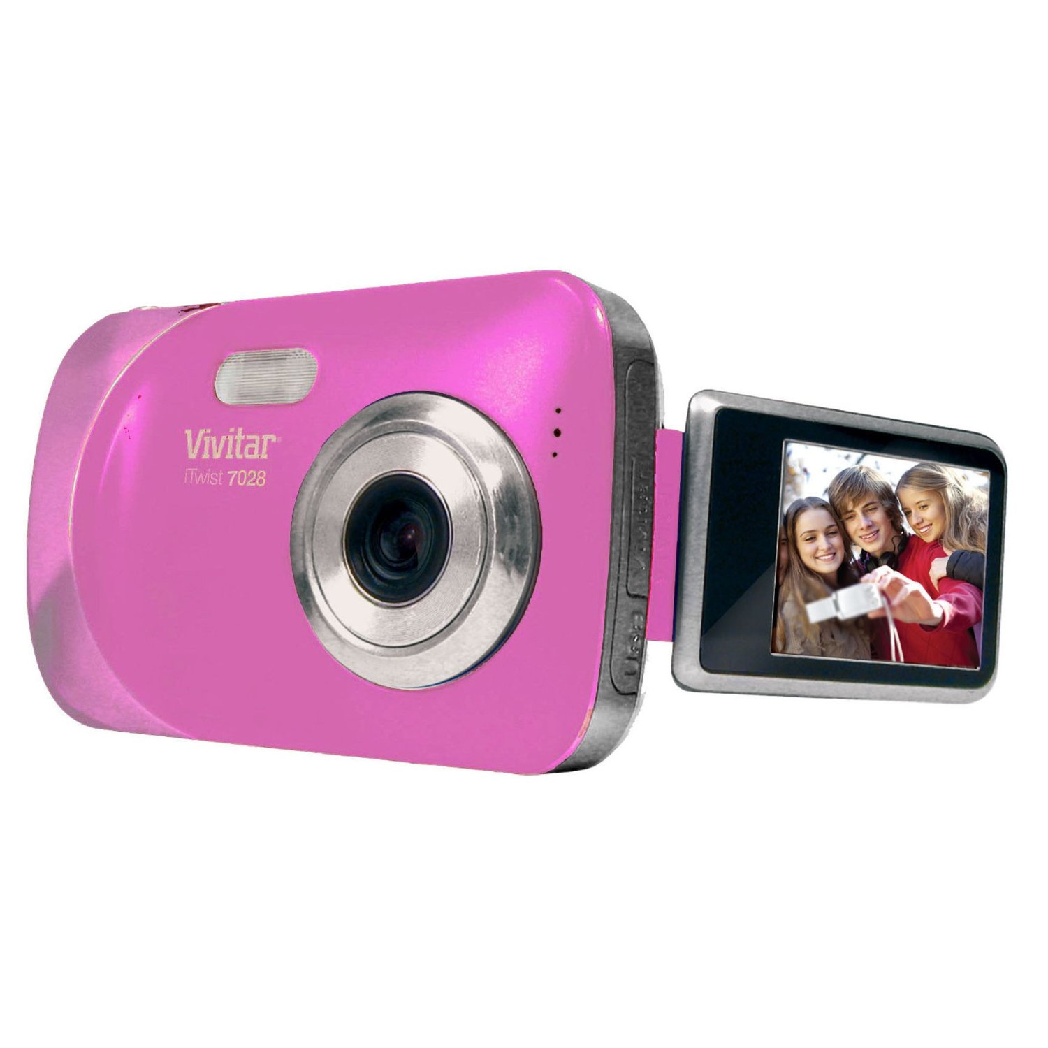 Vivitar V7028PNK 7.1 Digital Camera with 4.0x Optical Image Stabilized