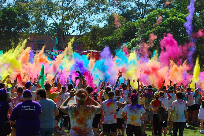 The Swisse Color Run Australia Sydney 2013