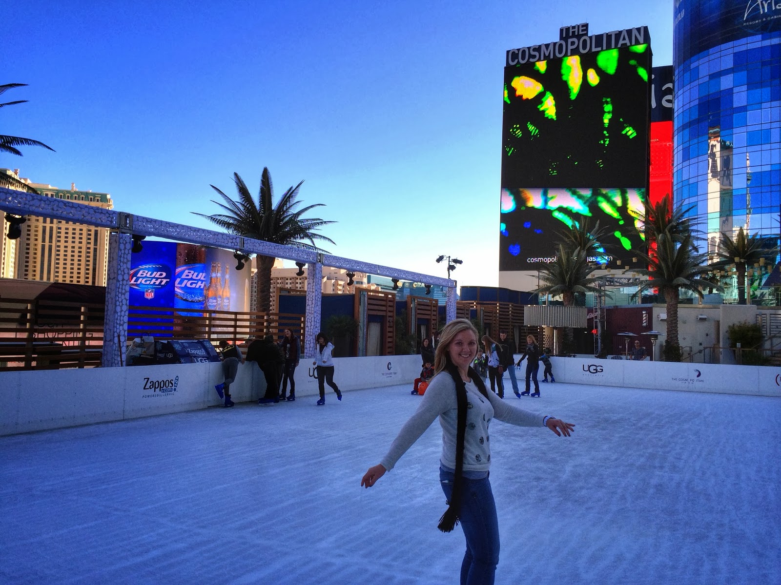 Ice Skating at Cosmopolitan Las Vegas The World of Deej