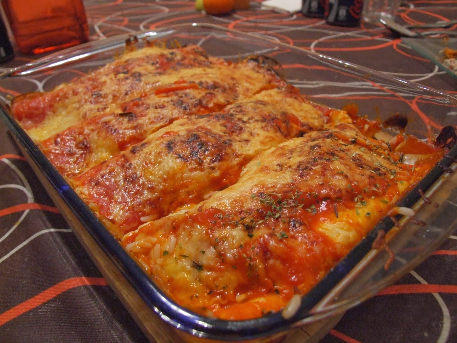 Las Lorecetas FAJITAS DE CARNE PICADA CON QUESO Y ARROZ