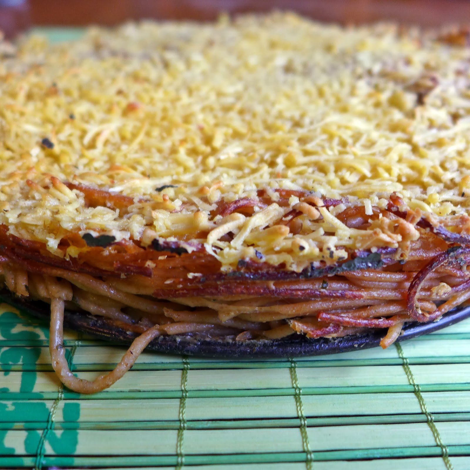 Vegan kochen mit Jérôme Eckmeier Spaghetti Frittata vegan