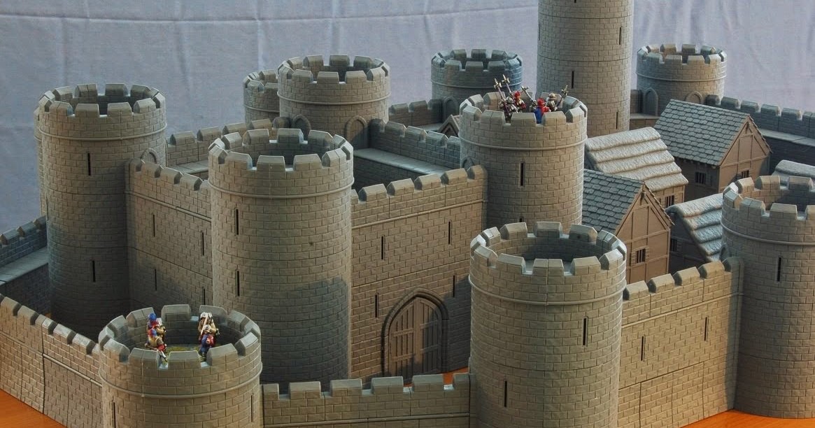 Wargame News and Terrain Tabletop Modular Castle Kits now